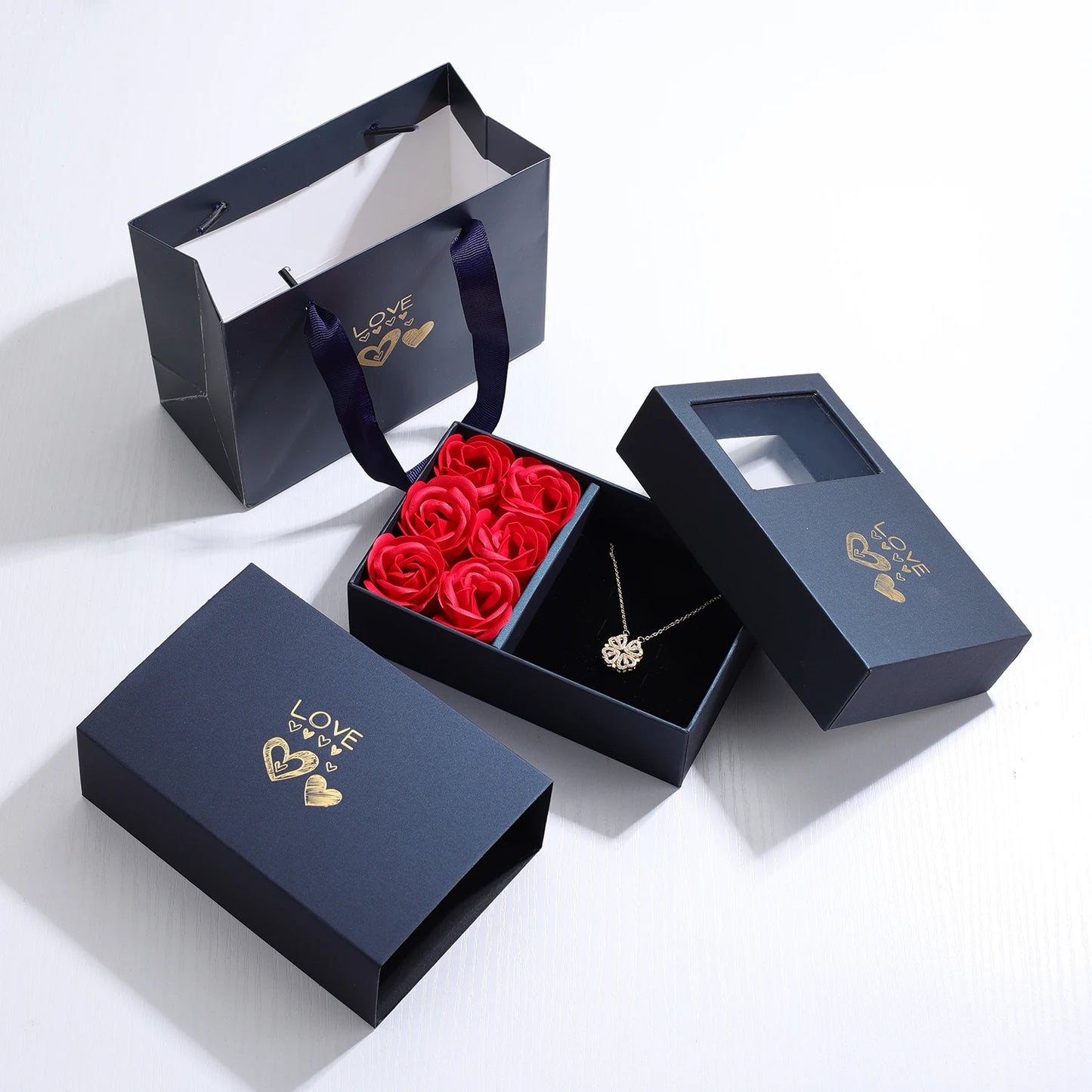 6 Red Roses Gift Box